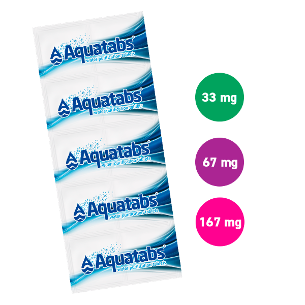 Aquatabs® - Désinfection de l'eau impropre à la consommation