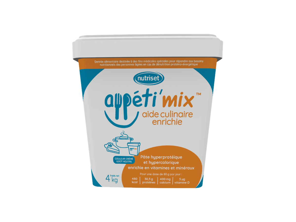 Appéti’mix™, aide culinaire enrichie pour traiter et prévenir la dénutrition des personnes âgées